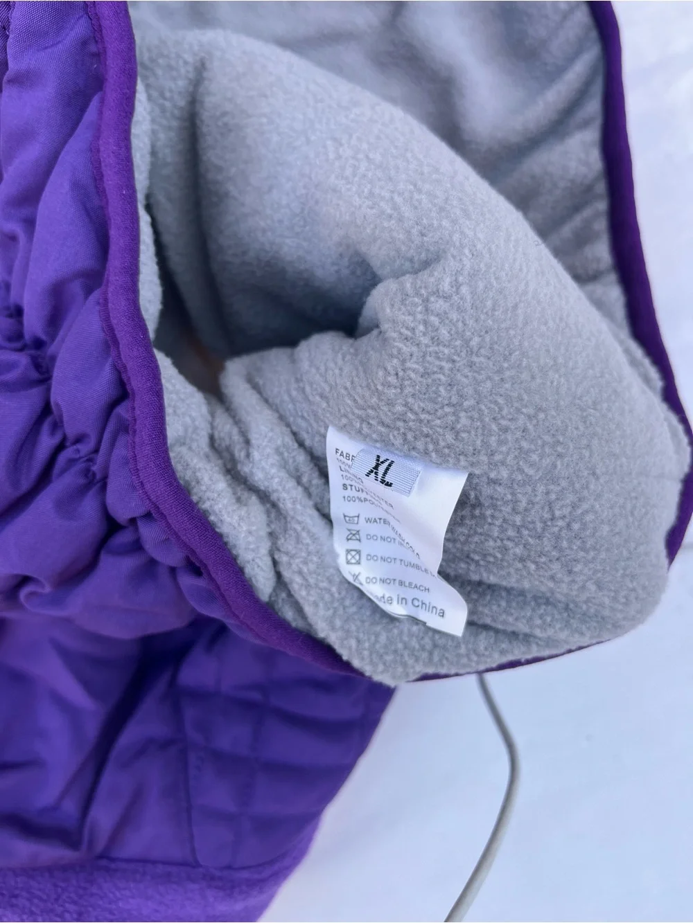 Kuoser Waterproof Dog Coat, Warm Reversible Dog Jacket with Leash Hole Soft Cozy